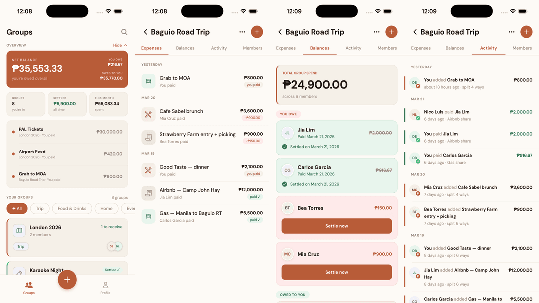Kaya - Group Expense Splitter